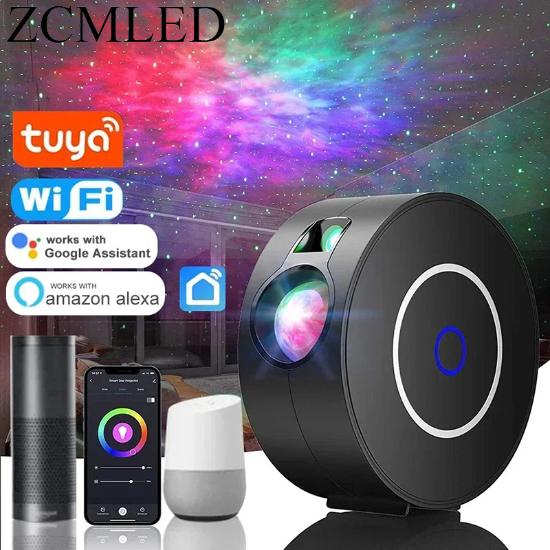 Planetarium Projector Home - Tuya WiFi ذكي أورورا غالاكسي السماء