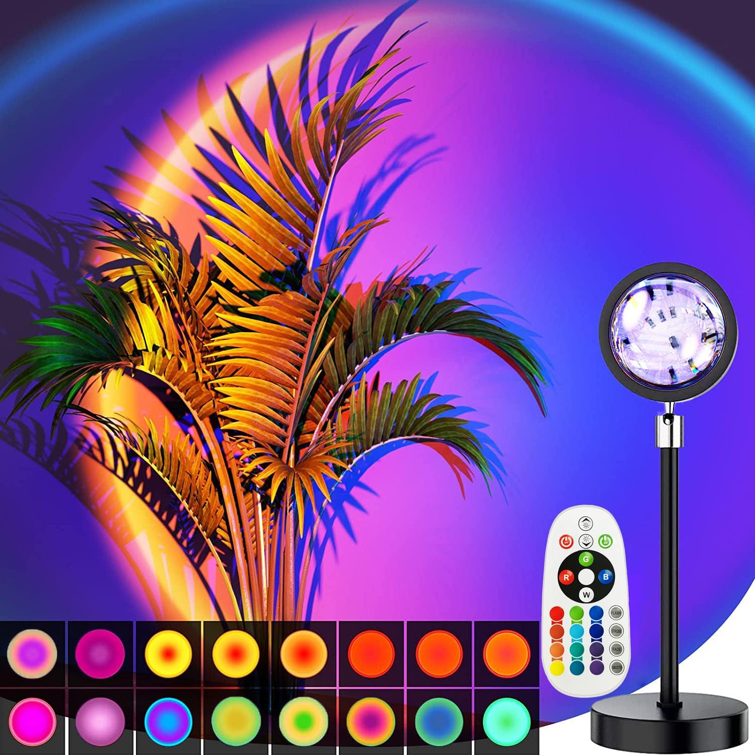 Planetarium Projector Home - الذكية بلوتوث USB الغروب العارض مصباح