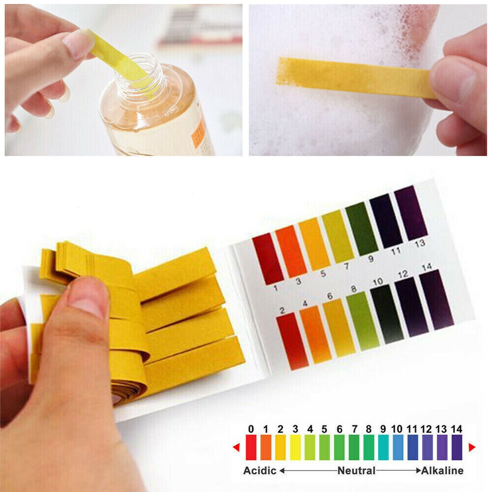 Ph Strip Test - 80 قطعة من شرائط اختبار درجة