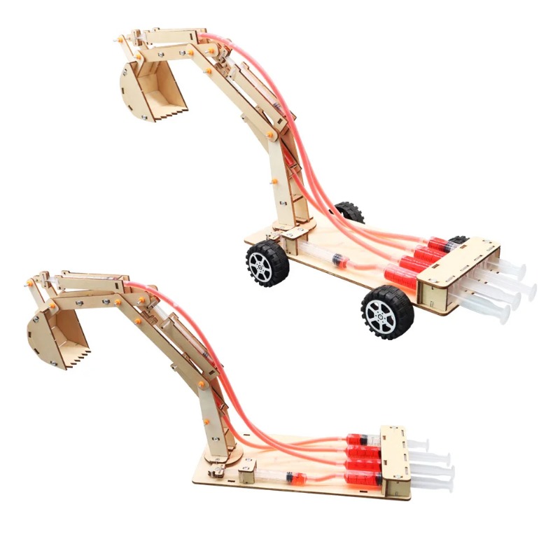 حفارة هيدروليكية مصنوعة يدويًا - مراجعة Science Diy Model وسعره