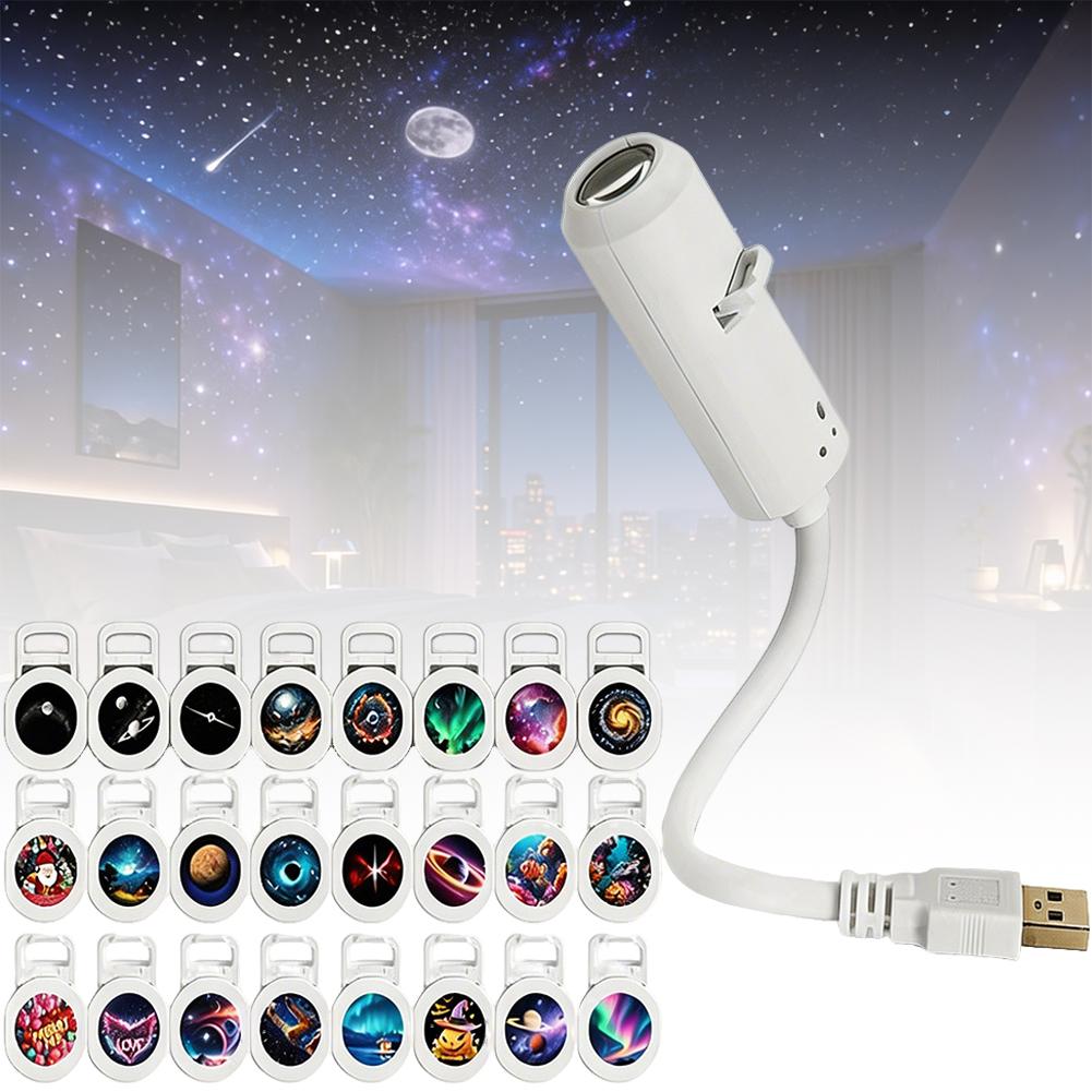 مصباح بروجيكتور محمول يعمل عبر - مراجعة Planetarium Projector Home وسعره