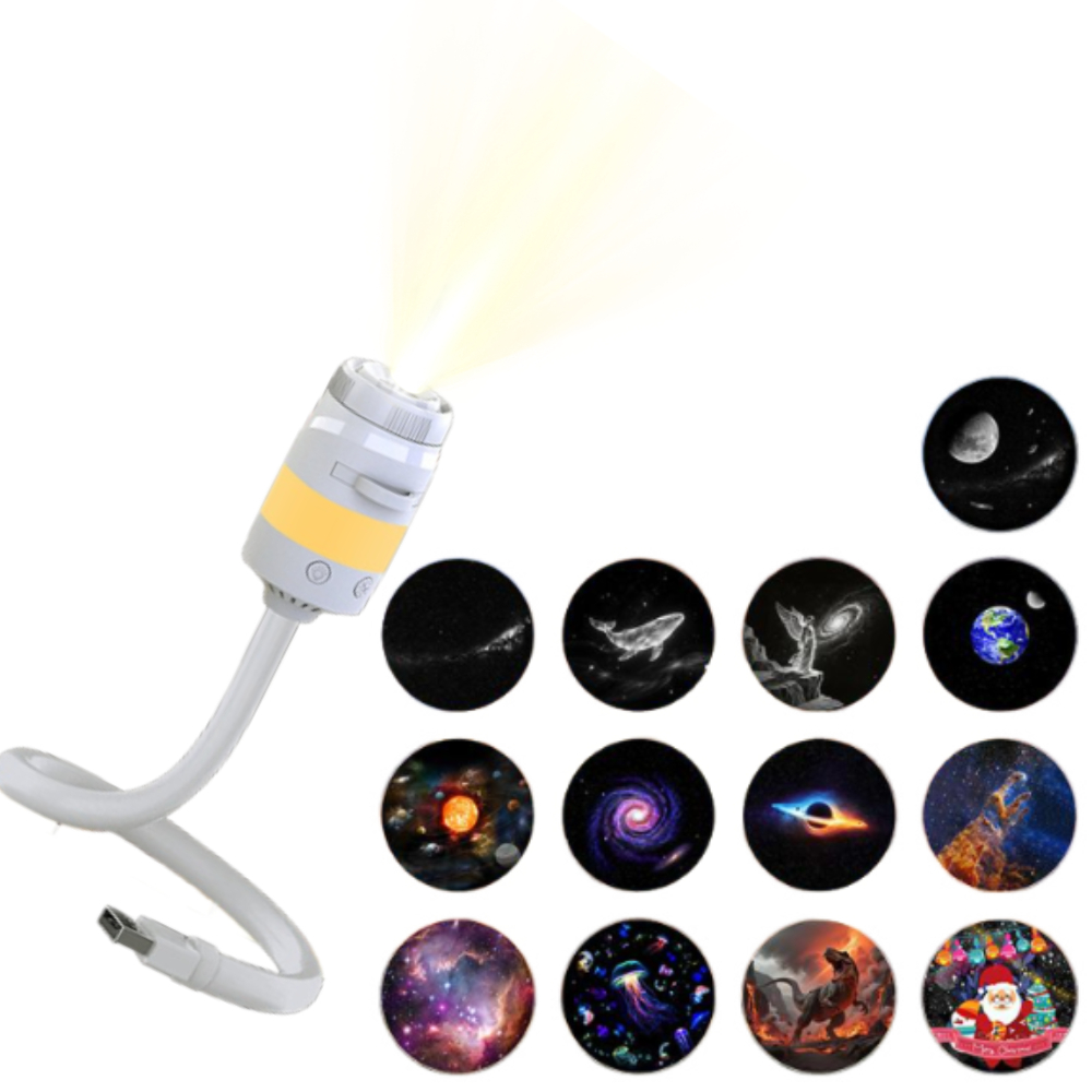 جهاز عرض ضوئي USB على شكل مجرة - مراجعة Planetarium Projector Home وسعره
