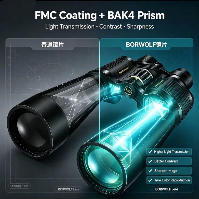 مناظير BORWOLF 25-75X70 بعدسة  - مراجعة National Geographic Telescope 70Mm وسعره