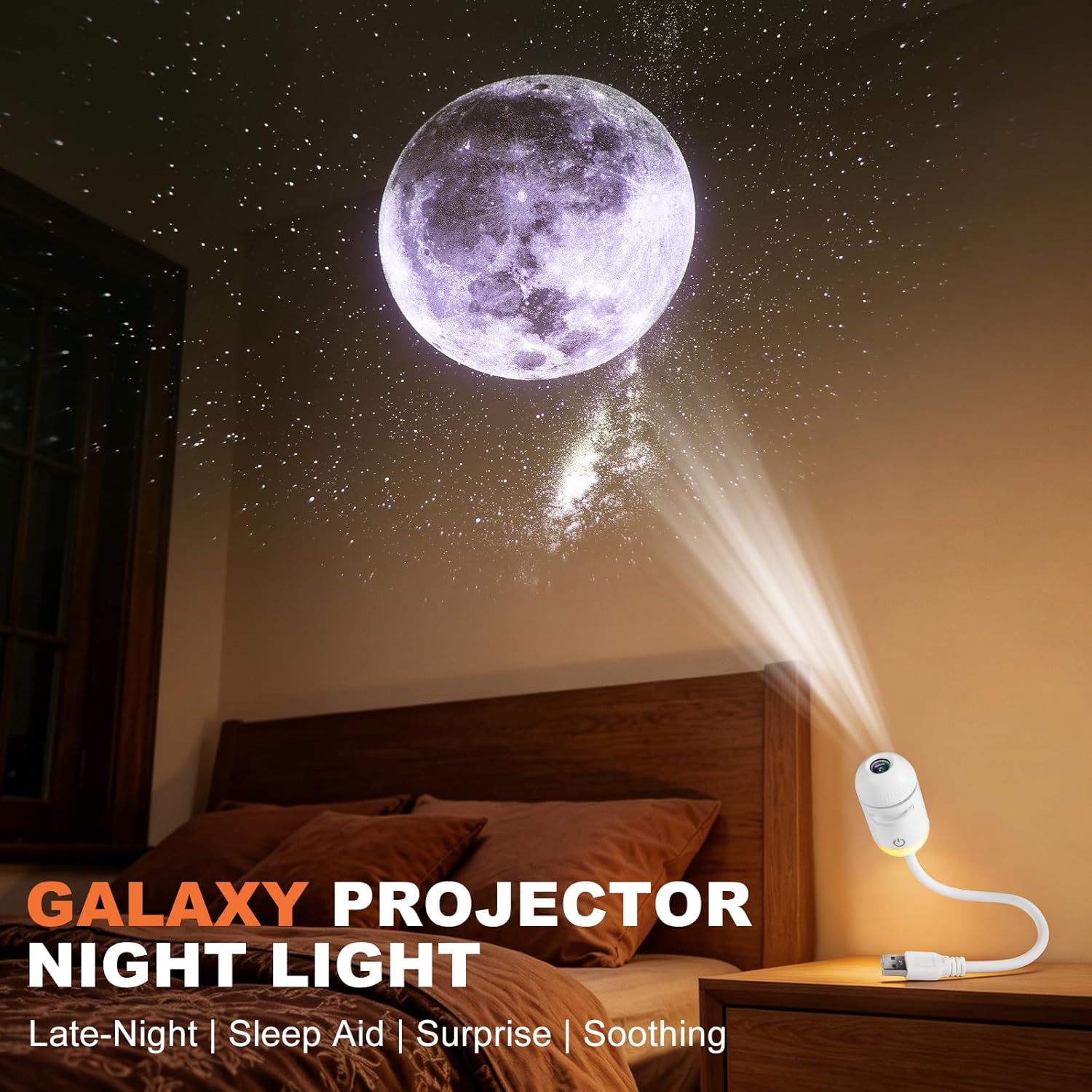 جهاز عرض ضوئي للنجوم، مصباح سق - مراجعة Planetarium Projector Home وسعره