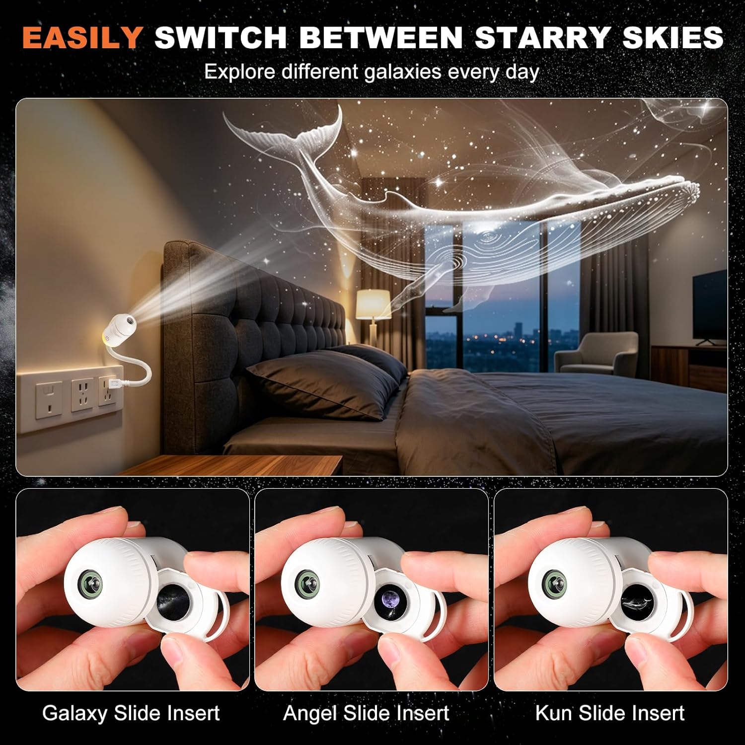 جهاز عرض ضوئي للنجوم، مصباح سق - مراجعة Planetarium Projector Home وسعره