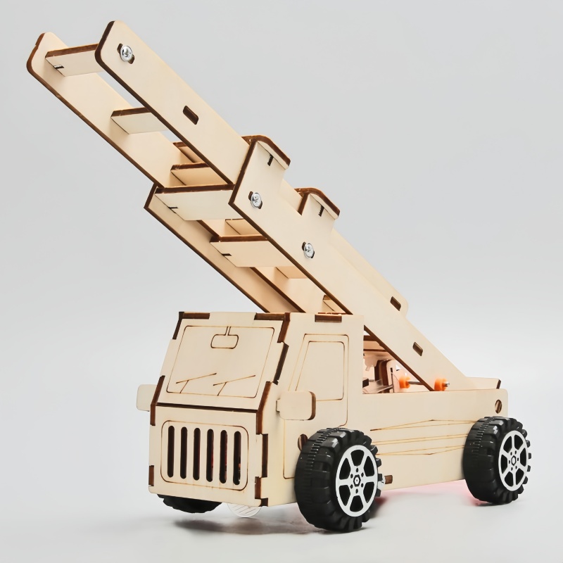 مجموعة نماذج شاحنة إطفاء سلم خ - مراجعة Science Diy Model وسعره