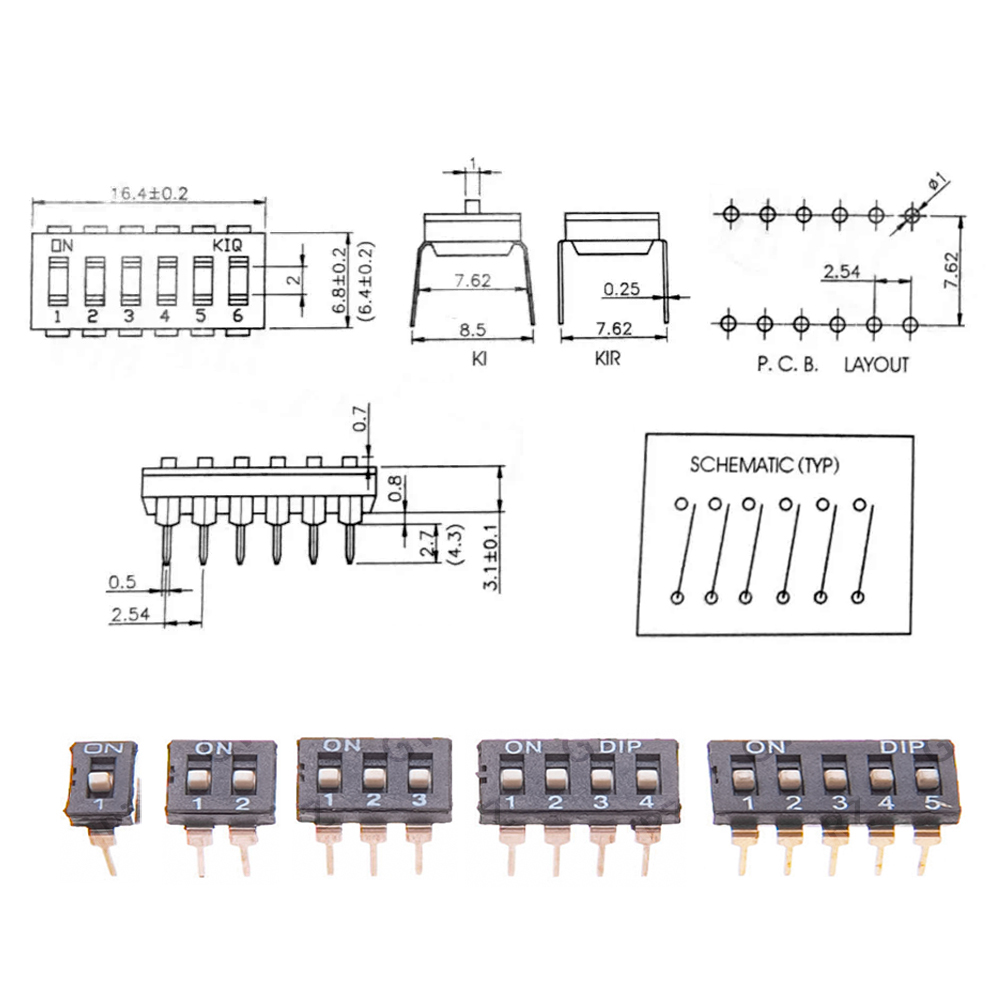 5 قطع مفتاح تبديل انزلاقي بخطو - مراجعة Circuit Snap Kit وسعره