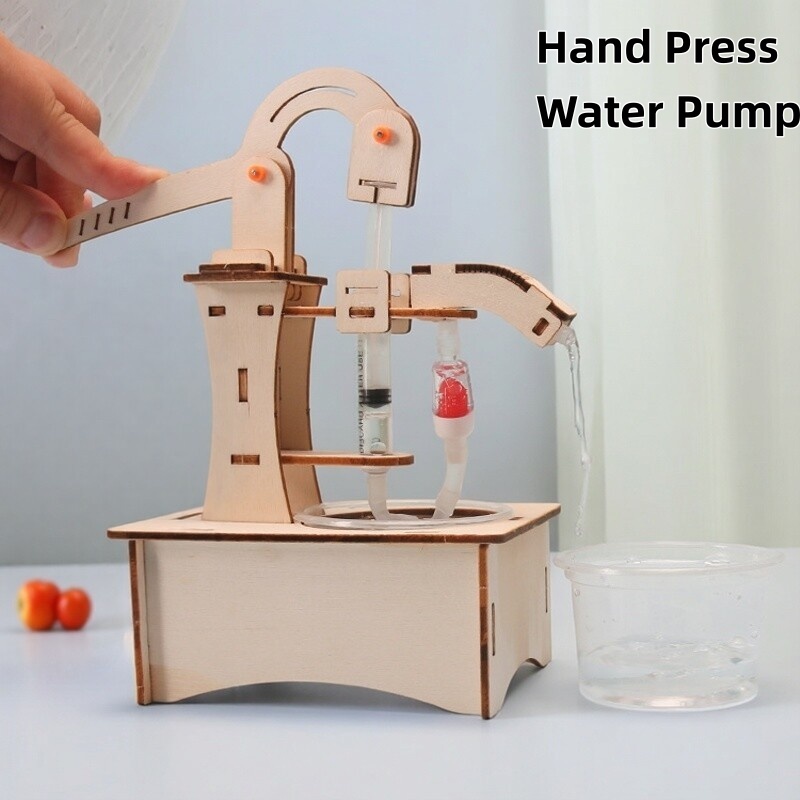 نموذج بئر مياه خشبي يدوي الصنع - مراجعة Science Diy Model وسعره
