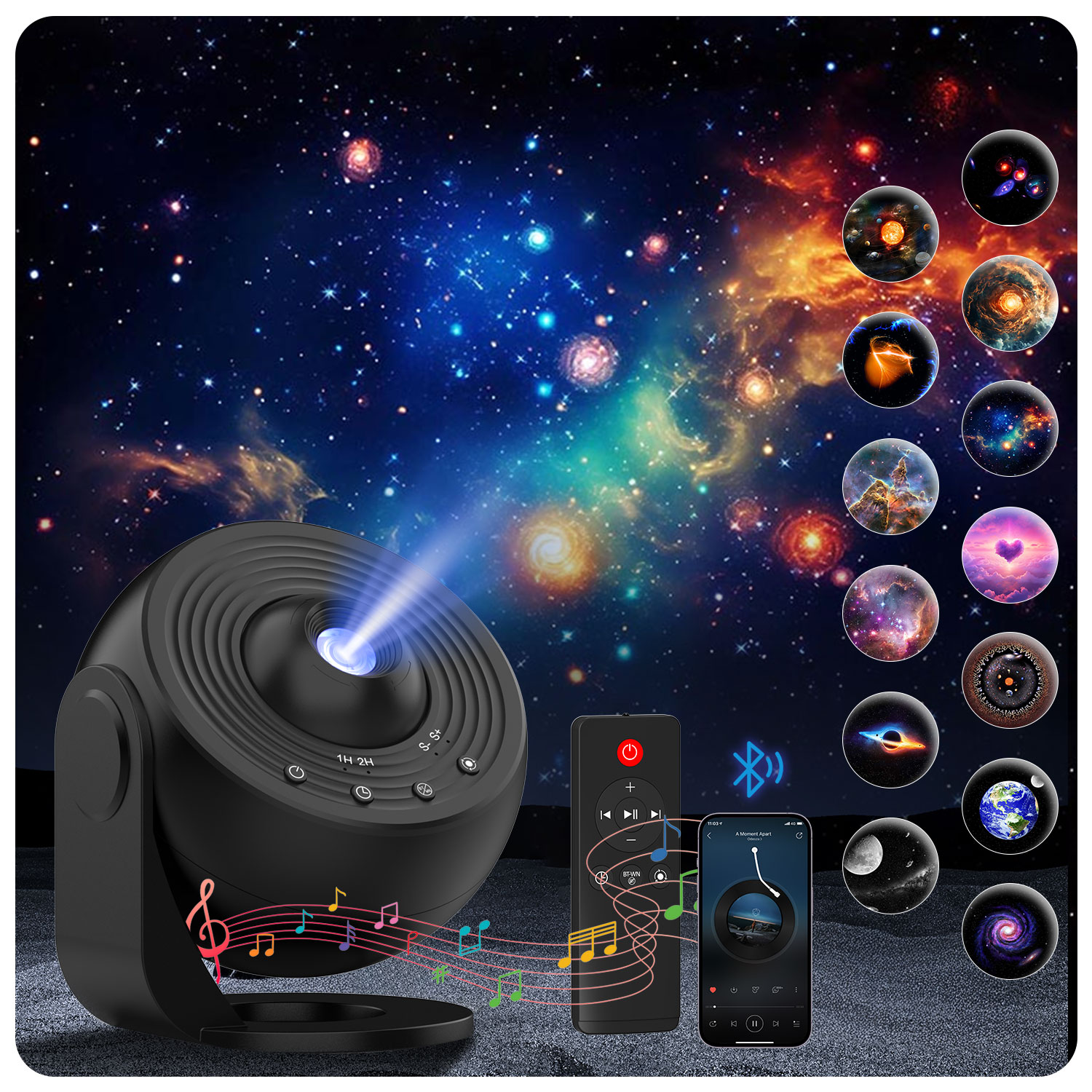 جهاز عرض النجوم جالاكسي برو لل - مراجعة Planetarium Projector Home وسعره
