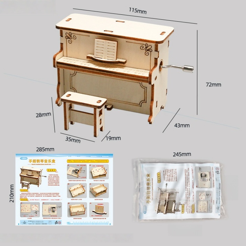 بيانو يدوي للأطفال قابل للتركي - مراجعة Science Diy Model وسعره